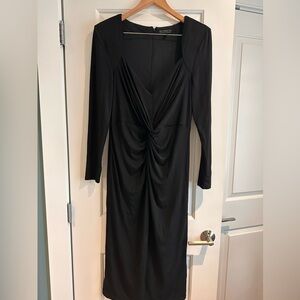 Brand new Equi column dress with knotted detail. Size 14.